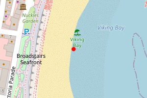 Map showing Viking Bay