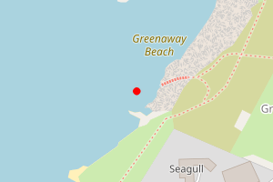 Map showing Greenaway