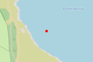 Map showing Middletown  Beach
