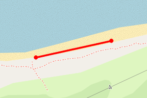 Map showing Covesea East (Eastside)