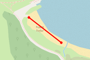 Map showing Trefor