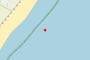 Map showing Bawdsey Beach North