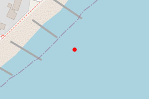 Map showing Selsey East Beach I
