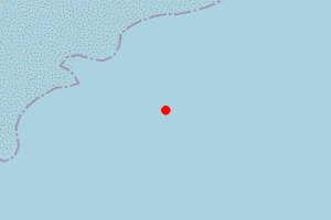 Map showing St Donats