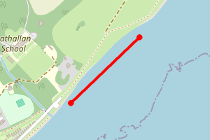 Map showing Lathallan