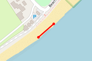 Map showing Winchelsea Beach