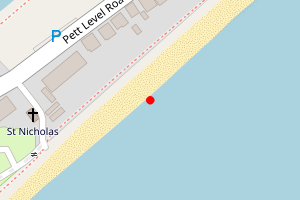 Map showing Pett Level
