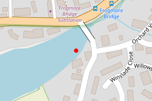 Map showing Frogmore Creek
