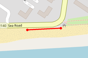 Map showing Rustington
