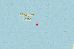 Map showing Mawgan Porth