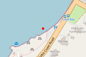 Map showing Cobo Grand Port